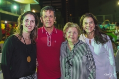 Márcia, Marcelo, Elenir e Marilia Távora