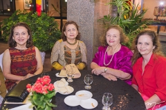 Milka Evaristo, Etel Rios, Regina Koblitz e Ticiane Koblitz