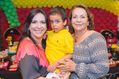 Sâmia Távora, João Marcelo Távora e Glória Rios