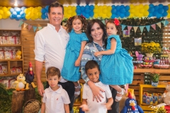 Marcelo, José, Natércia, Sâmia, João e Maria Alice Távora