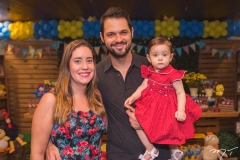 Renata, Thiago e Giovana Alencar