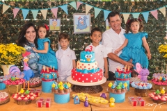 Sâmia, Maria Alice, José, João, Marcelo e Natércia Távora