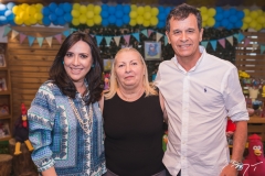 Sâmia Távora, Magda Ferreira e Marcelo Távora