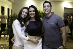 Rafaela Fontenele, Laís Teixeira e Mário Sales