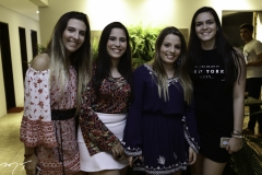 Vitória Fragoso, Bruna Fonseca, Camila Pimentel e Júlia Marinho