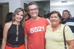 Adriana Dias, Léo Gondim e Lúcia Holanda
