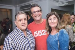 Carlos Holanda, Léo Gondim e Fátima Holanda