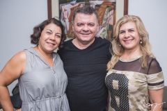 Cida Parente, Omar de Albuquerque e Telma Aguiar