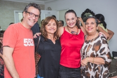 Léo Gondim, Glória Furtado, Denise Costa e Juju Castelo Branco