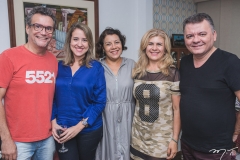 Léo Gondim, Izakeline Ribeiro, Cida Parente, Telma Aguiar e Omar de Albuquerque