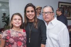 Luiza, Fátima e Paulo Gondim