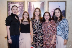 Nívea Aragão, Ana Magda Morais, Márcia Andréa, Theia Gazeli e Tatiana Otoch