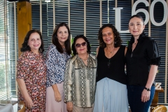 Theia Gazeli, Tatiana Otoch, Núbia Paula, Tereza Câmara e Nívea Aragão