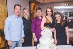 Carlos Fujita, Rebeca Fujita, Carlos João Alencar, Lorena Gondim e Laura Fujita