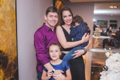 Carlos João Alencar, Maria Eduarda Gondim, Lorena Gondim e João Gondim