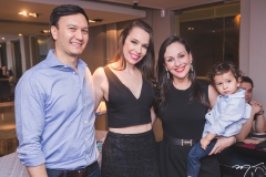 Esteban Flores, Lorena Gondim, Michele Queiroz e Sebastian Flores