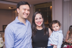 Esteban Flores, Michele Queiroz e Sebastian Flores