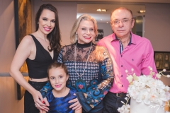 Lorena Gondim, Maria Eduarda Gondim, Márcia e João Bosco Ferreira Gomes