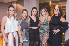 Raquel Cavalcante, Roberta Marcan, Lorena Gondim, Ludimila Barreto e Luiza Otoch