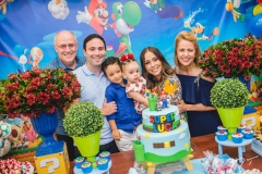 Rui Castelo Branco, Tiago e Luca Asfor, Bianca Lima, Rafaella Asfor e Tereza Távora Ximenes