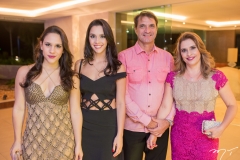 Lia Aragão, Larissa Cavalcante, Gerd e Fernanda Buttgereit