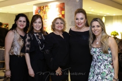 Juliana Barroso, Adriana Teixeira, Vera Costa,  Luiziane Cavalcante e Selene Rolim