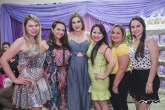 Juliane Alencar, Cláudia Pinheiro, Renata Pinheiro, Aline Pinheiro, Andréa Cavalcante e Ana Alencar