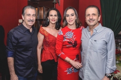 Emilio e Katherine Ary, Cristine e Pedro Ary