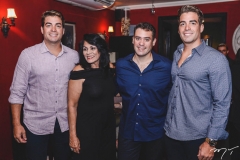 Leandro, Verônica, Alfredo e Leonardo Vidal