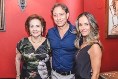 Norma, Sérgio e Alessandra Bezerra
