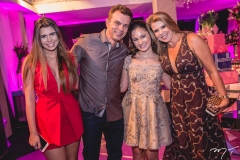 Júlia Pinto, Fred Pinto, Maria Beatriz Bezerra e Alexandra Pinto