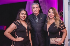 Larissa, Marcos Monteiro e Darlene Braga