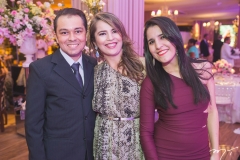 Alexandre Rodrigues, Flávia Rodrigues e Flávia Taís
