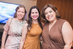 Camila Sabóia, Karine Goiana e Maria Tereza Magalhães