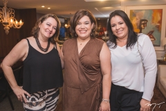 Fabrícia Soares, Maria Tereza Magalhães e Olívia Mara
