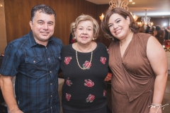 Magalhães Junior, Gláucia Martins e Maria Tereza Magalhães