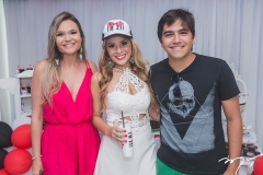 Paula Cardoso, Mariana Brasil e Rafael Gurgel