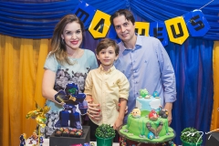 Renata, Matheus e Marcelo Pinheiro