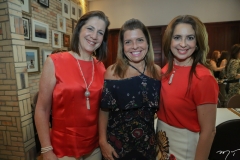 Luiza Ary, Silvinha Carneiro e Márcia Andréa
