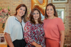 Nara Amaral, Simone Jereissati e Cláudia Gradvohl
