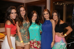 Isabela Nogueira, Amanda Feitosa, Letícia Studart, Clara Machado e Clarissa Brandão