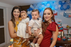 Priscila e Maria Eduarda Otoch, Pedro e Mariah Fujita