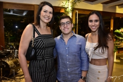 Paula Castro, Valdomiro Neto e Gabriela Pamplona