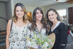 Tatiana Cavalcante, Raquel Machado e Sâmia Moura