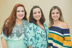 Diana Cunha, Érica Linhares e Evinni Macedo