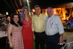 Cláudia Vieira, Rebeca Leal, Dias Vieira e Kalu Brandão