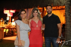 Deborah Bandeira, Rebeca Leal e Arthur Viana