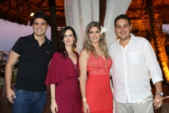 Igor e Júlia Perdigão, com Rebeca Leal e Bruno Bastos