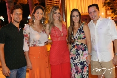 João e Carol Gurgel, Rebeca Leal, Patrícia Gurgel e Antônio José Queiroz