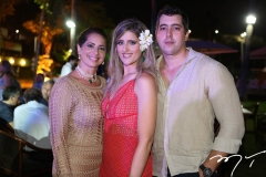 Marcia Andrea, Rebeca e Tiago Leal